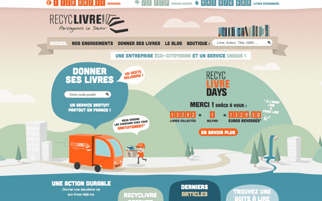RecycLivre : donner des livres et participer à un projet solidaire