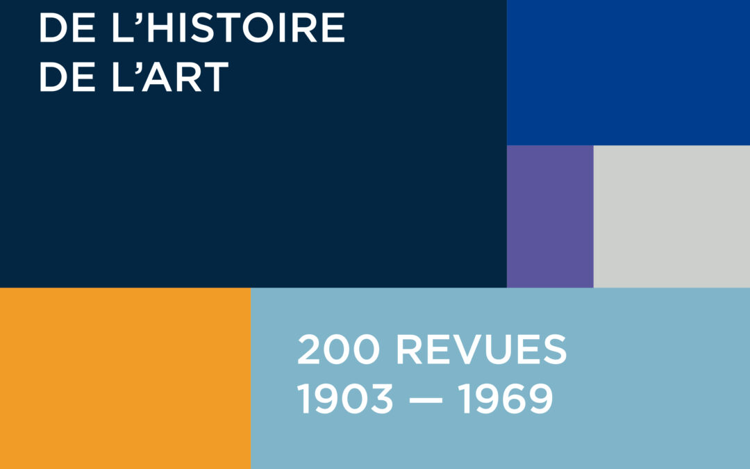 Le premier panorama des revues artistiques et culturelles du 20è siècle !